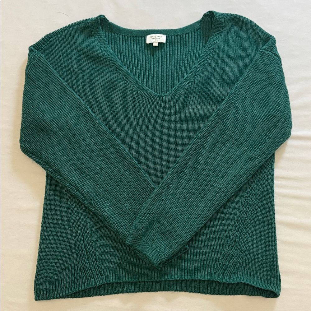 Gentle Fawn Hunter Green Knit Top